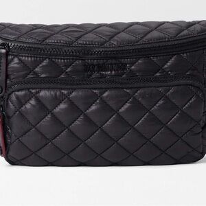 MZ Wallace Black Quilted Crossbody Bag